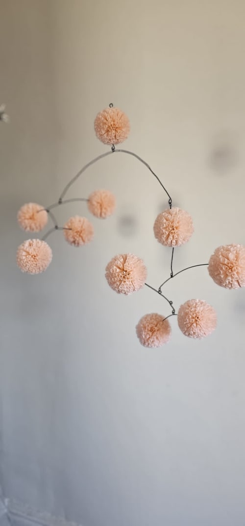 Kinetic Paper Mobile "CHERRY BLOSSOM" | Sculptures by Paula Hartmann Design