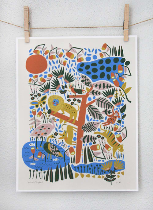 Animal Kingdom Art Print | Prints by Leah Duncan