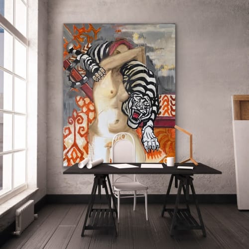 Go where it’s scary | Oil And Acrylic Painting in Paintings by Mykhailo Korobkov