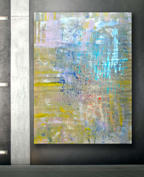 Instinctual | 56x41 | Large Acrylic Paintings | Paintings by Jacob von Sternberg Large Abstracts