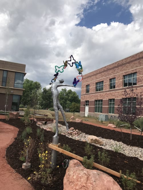 Spirit of Renewal | Public Sculptures by Lorri Acott | Front Range Community College - Larimer Campus in Fort Collins