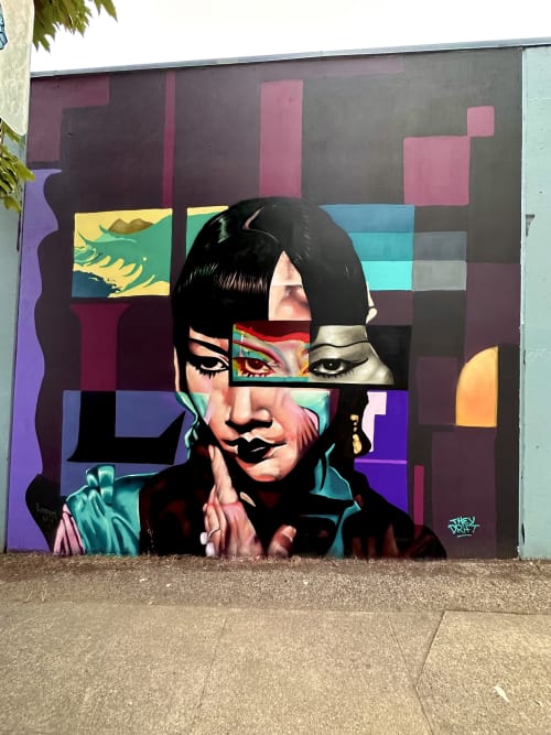 Anna May Wong | Street Murals by They Drift