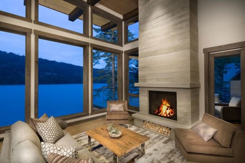 Rustic Contemporary Lake House | Interior Design by Aspen Leaf Interiors by Marcio Decker | Private Residence, Truckee in Truckee