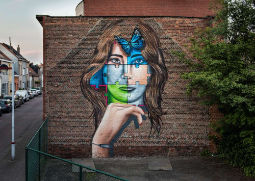 "Freedom" | Street Murals by MrKas