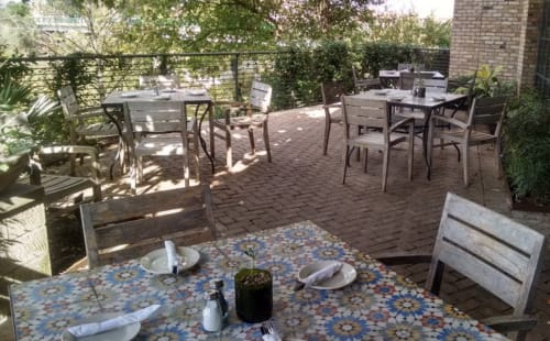 Various Cement Tile Outdoor Tables | Tables by Amethyst Artisan | El Monumento in Georgetown