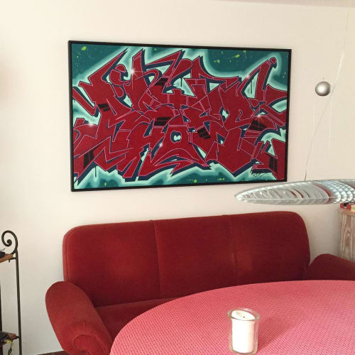 Graffiti on Canvas | Paintings by Bates