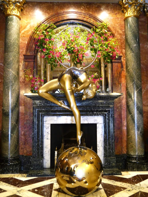 POISE - other locations where POISE has been placed, including FIG headquarters, Lausanne, Mandarin Oriental Hotel London,  Nevil Holt Opera, Northampton UK | Public Sculptures by Eleanor Cardozo