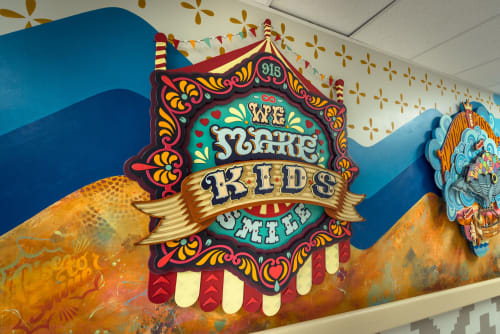 We Make Kids Smile! | Art & Wall Decor by Bradford Maxfield (Estudio Bradlio) | Providence Children's Hospital in El Paso