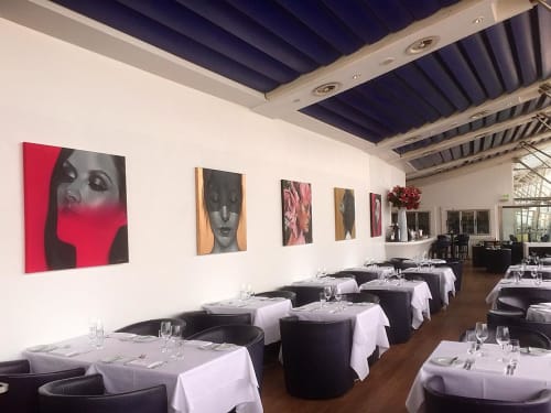 Portrait Paintings | Paintings by Jody Thomas | OXO Tower Restaurant, Bar and Brasserie in London