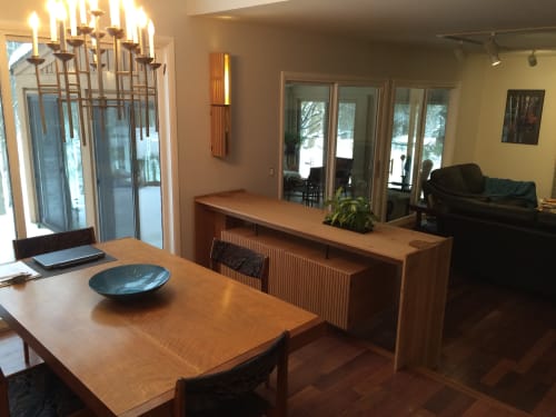 Stair Built In Credenza By Byron Conn Design Seen At Private