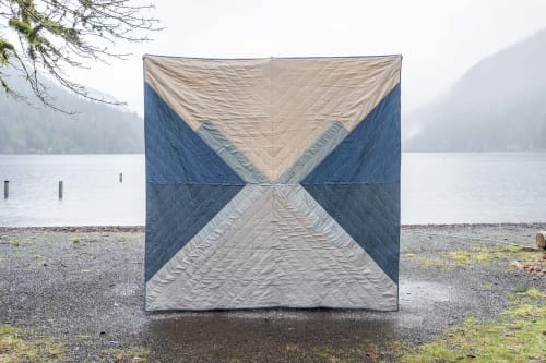 Crescent Quilt | Linens & Bedding by Vacilando Studios