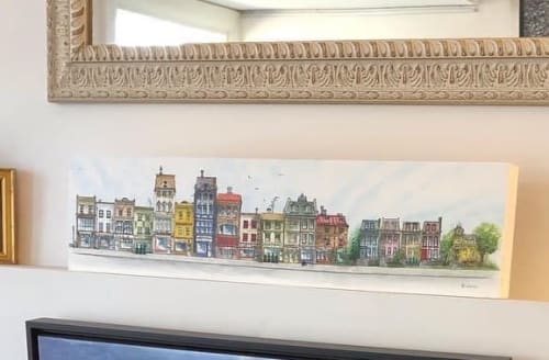 Ottawa Streetscape No1 | Paintings by Maurice Dionne FINEART | Germotte Photo & Framing Studio in Ottawa
