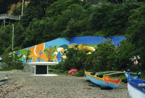 Baleana bay mural | Murals by Andrew Crummy