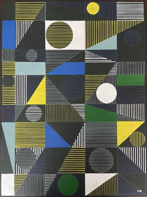 Contrast #3 | Oil And Acrylic Painting in Paintings by Veronica Romualdez