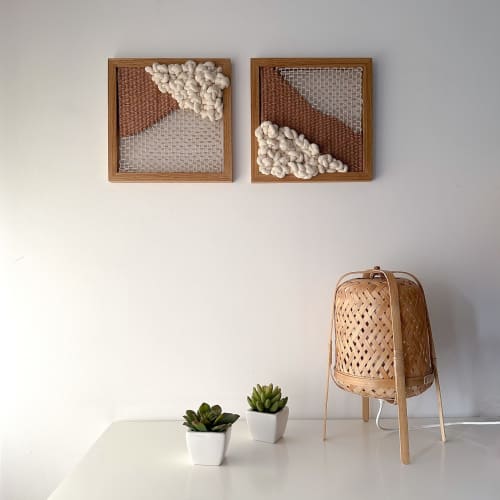 Serra Diptych | Tapestry in Wall Hangings by Ana Salazar Atelier