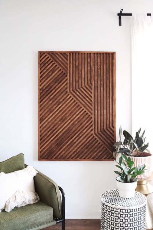 Wood Art, Wood Wall Art, Geometric Wood Art, Geometric Wall | Wall Hangings by Blank Space Studios
