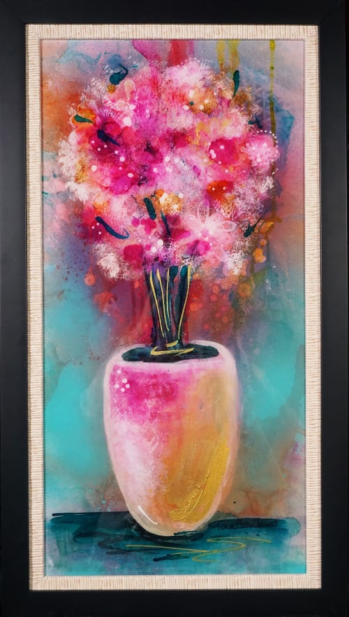 Bloom 3 | Oil And Acrylic Painting in Paintings by Tara Catalano Studios