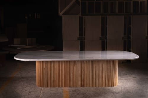 Lovely Lovely White Dining Table | Tables by NO AGE FURNITURE STUDIO