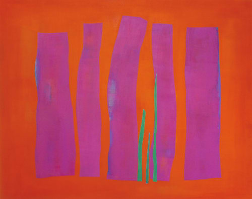 Rhythms | Oil And Acrylic Painting in Paintings by Kat Evans