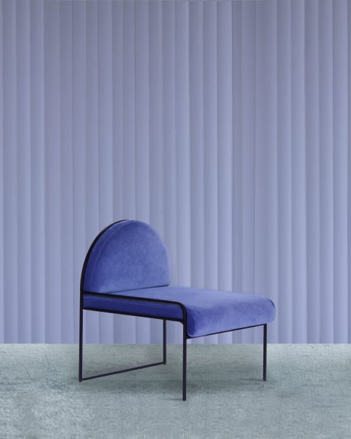 SW Chair, Cobalt Blue | Accent Chair in Chairs by soft-geometry