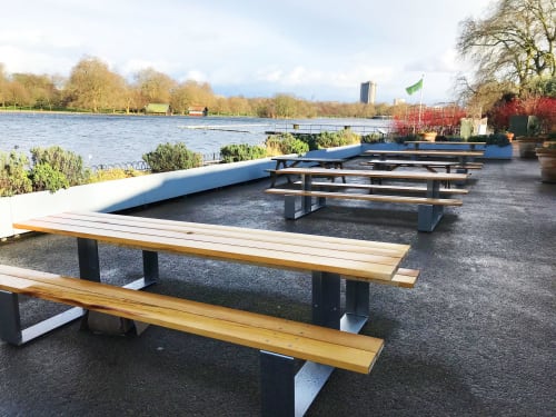 Alfresco Bench | Tables by Jennifer Newman | The Serpentine in London