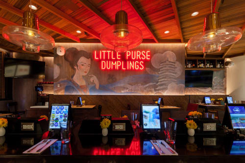 Little Purse Restaurant | Murals by Indiewalls | Design With Art