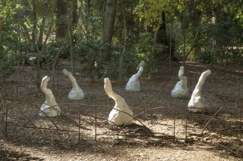 Ritual | Sculptures by Galia Linn | Descanso Gardens Visitor Center in La Cañada Flintridge
