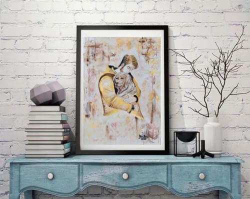 Somebody to love (2025) | Oil And Acrylic Painting in Paintings by Elena Parau