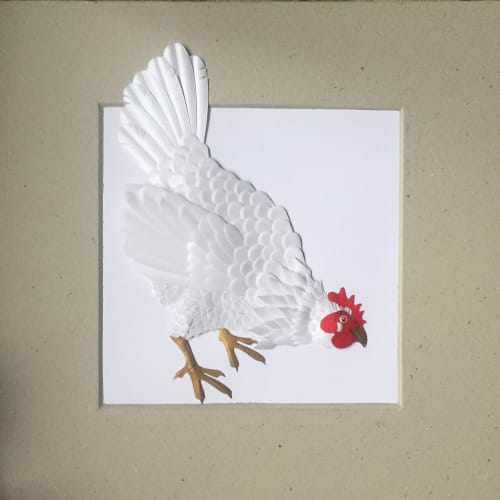 White Hen. | Decorative Objects by carlo urgese