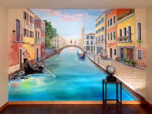 Venice Italy Mural | Murals by Walls by Elaine