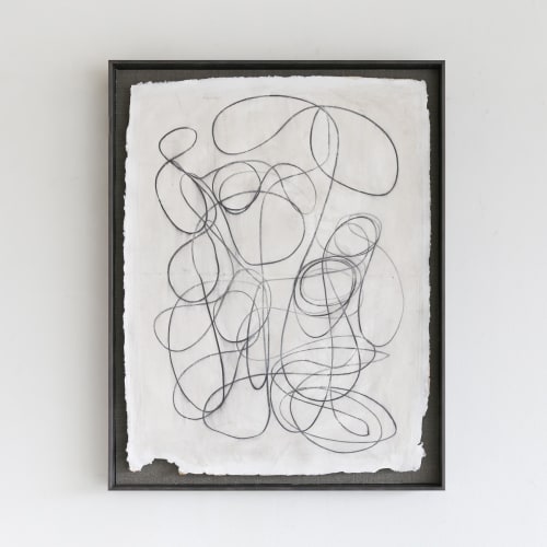 Grafitie Linea Di Segno Six | Mixed Media in Paintings by Kim Fonder