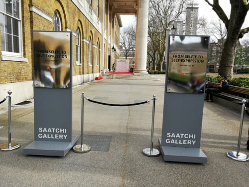 Exhibition at the Saatchi Gallery, London | Photography by Patrick Gonzales | Saatchi Gallery in London