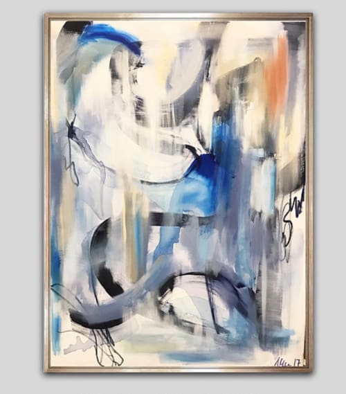 Splash | Oil And Acrylic Painting in Paintings by Alice Watt
