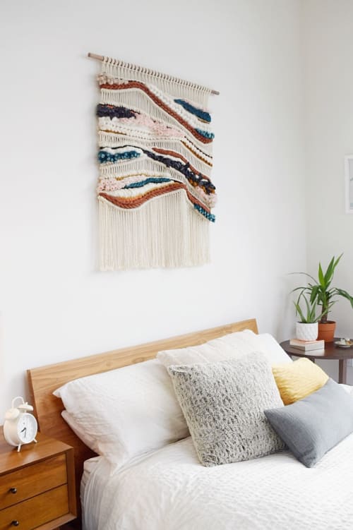 Custom Macraweave Wall Hanging - "Neon Hills" | Wall Hangings by Loop Macrame Studio by Savanna Barker