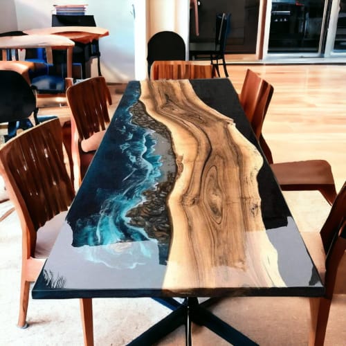 Epoxy Dining Table, Epoxy Resin Table, Epoxy Wood Table | Tables by Innovative Home Decors