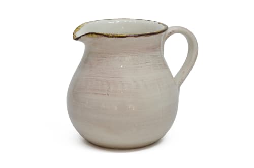 Ceramic Pitcher | Vessels & Containers by Living Sustainable Finds