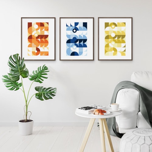 Monochromatic Machine Series — 3 Print Set | Prints by Michael Grace & Co.