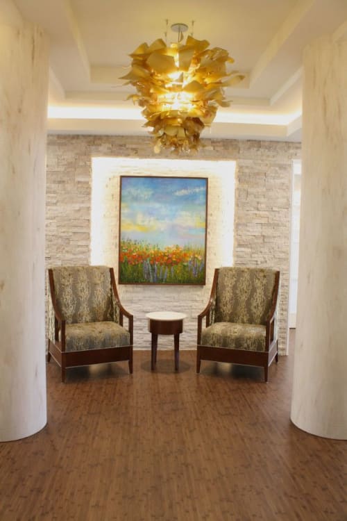 Dreaming Skies | Paintings by Tracy Lynn Pristas | Swedish Covenant Hospital in Chicago