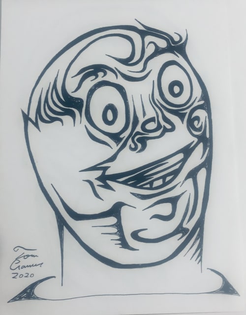 cookie monster | Drawings by Tom Cramer