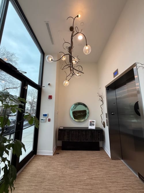 newGROWTH by Christopher Poehlmann | Chandeliers by CP Lighting | Greenwich Living Design in Manhasset