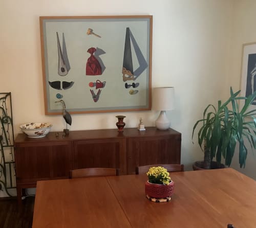 'Three Bishops' oil painting by Ilene Curts | Paintings by Ilene Curts