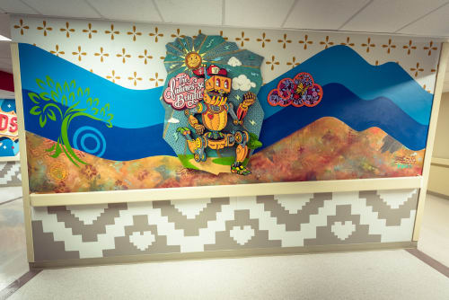 The Future's So Bright! | Art & Wall Decor by Bradford Maxfield (Estudio Bradlio) | Providence Children's Hospital in El Paso