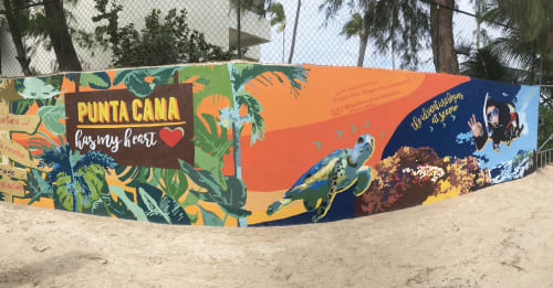 Mural | Street Murals by Xaivier Ringer | SeaPro Divers in Punta Cana
