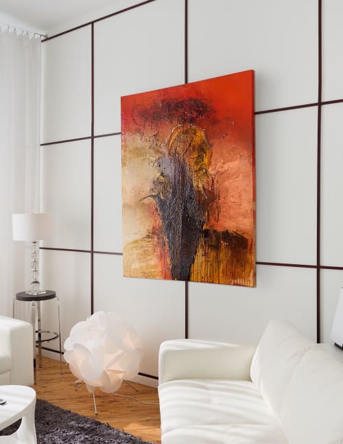 Phoenix Rising | Mixed Media by Mary Barr Rhodes | Studio V Cincy in Cincinnati