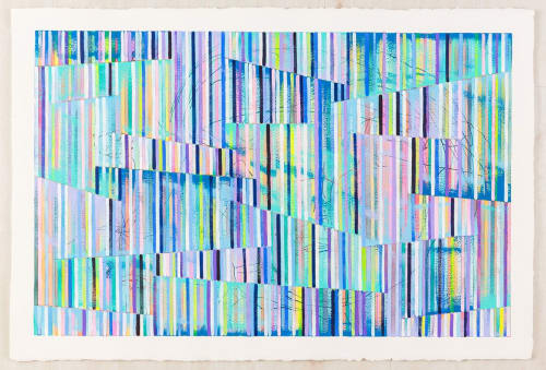 Colorful painting for Miami residence | Oil And Acrylic Painting in Paintings by Johanna Boccardo