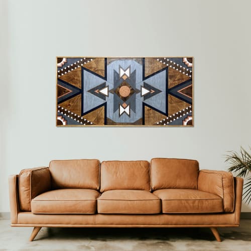 ''Naia'' Wood Wall Art | Wall Sculpture in Wall Hangings by Skal Collective