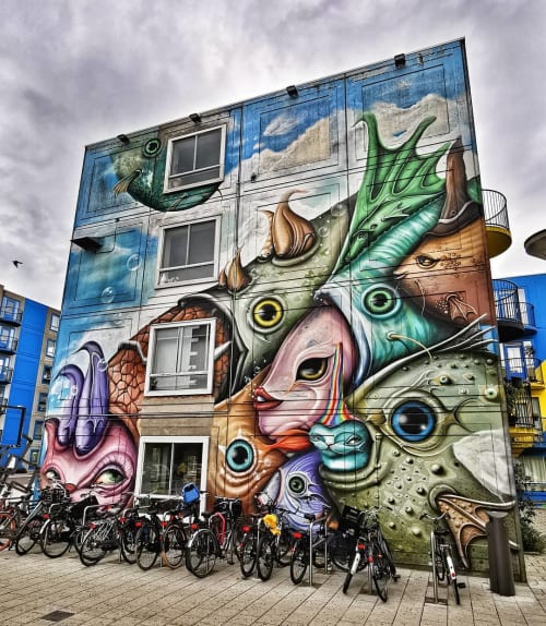 Mural | Murals by Andre Gonzaga Dalata | Bullewijk in Amsterdam