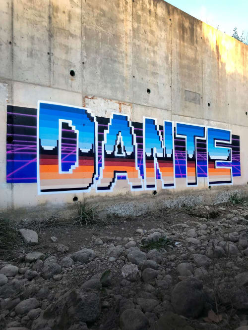 Computer Graphics Free Intervention | Street Murals by Dante Arcade