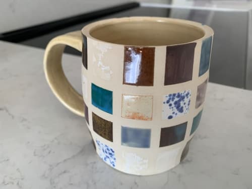 Quilted Mug | Drinkware by Falkin Pottery