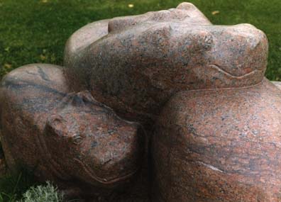 Hippo Hug | Sculptures by Jim Sardonis